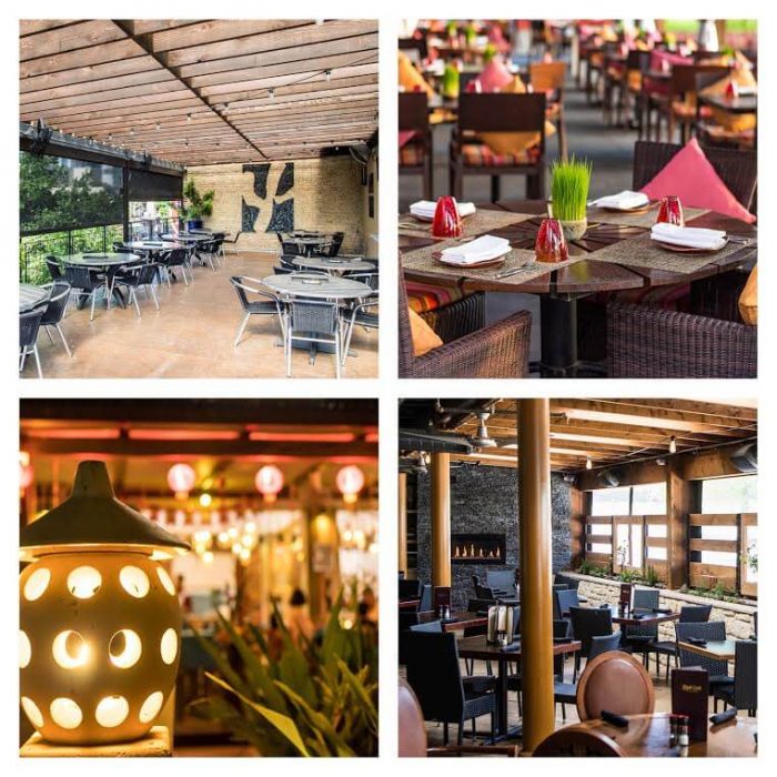restaurant patios designs and decorations 